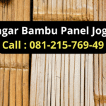 pagar bambu panel jogja