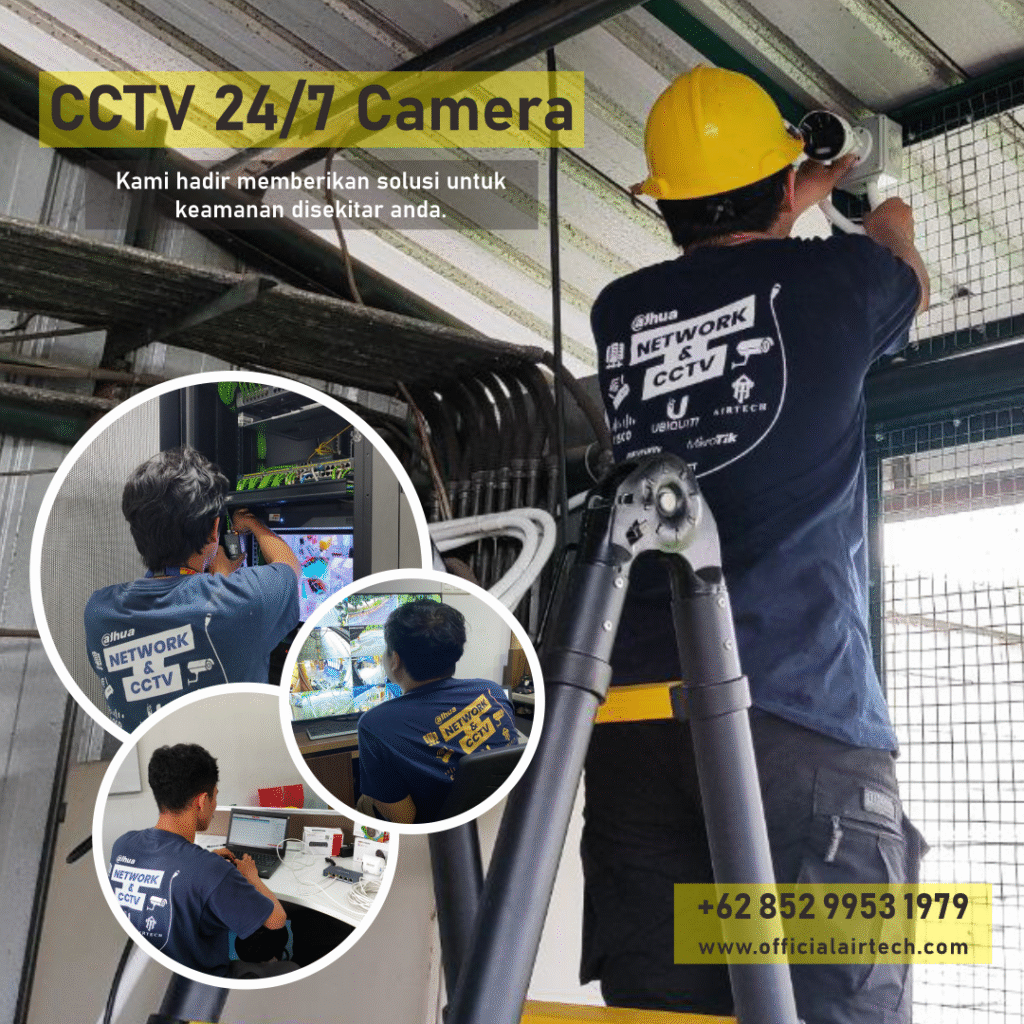 Jasa Instalasi CCTV dan Fiber Optic Terpercaya di Makassar – CV. AIRTECH