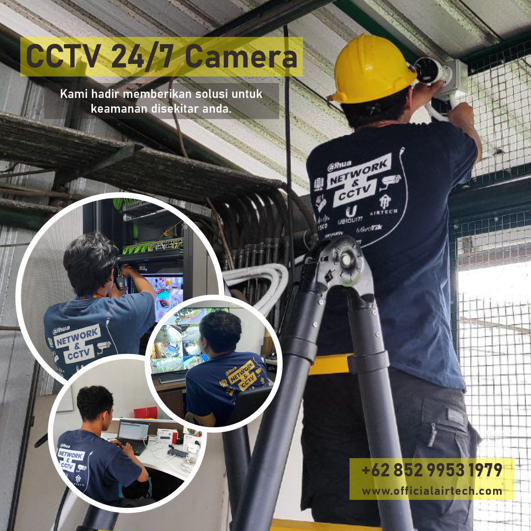 Jasa Instalasi CCTV dan Fiber Optic Terpercaya di Makassar – CV. AIRTECH