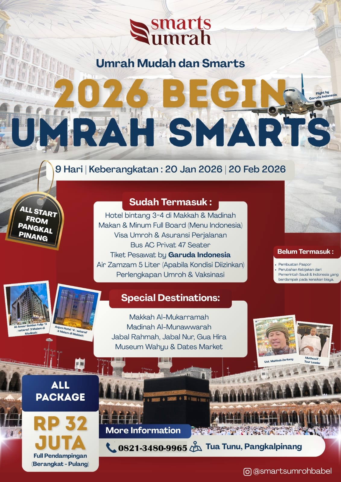 Umroh Awal Tahun 2026 Pangkalpinang