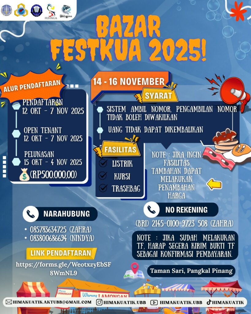 Bazar FESTKUA 2025 Pangkalpinang
