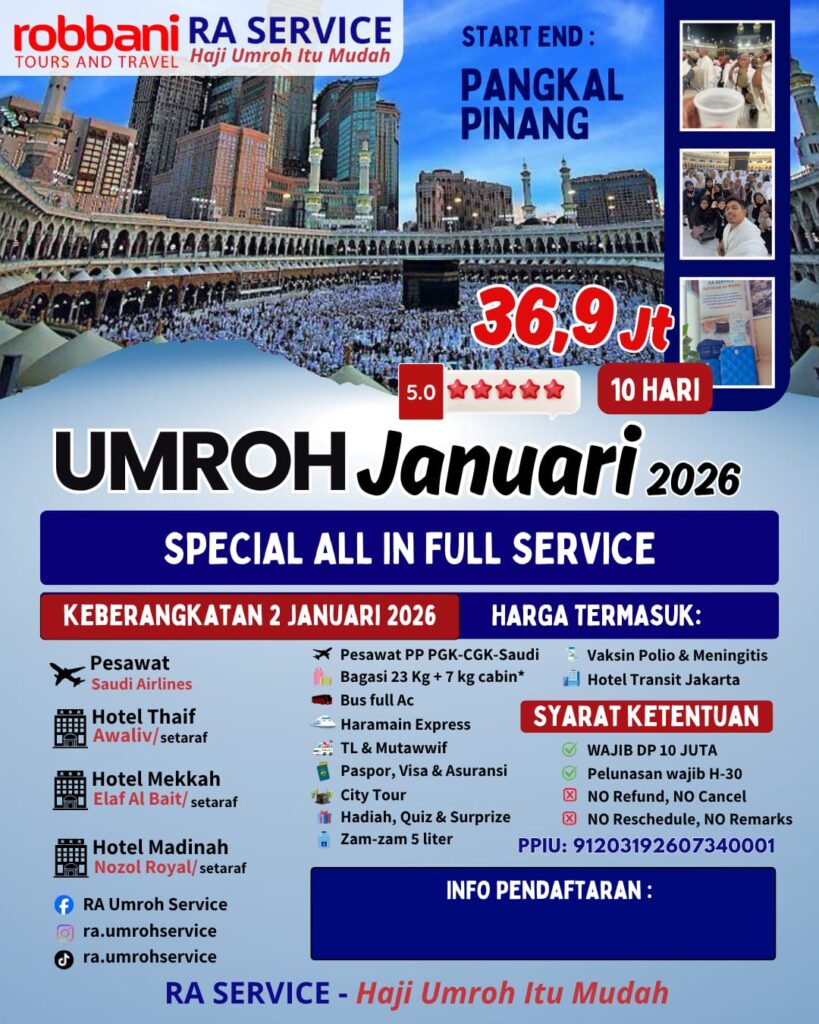 Program Umroh Januari 2026