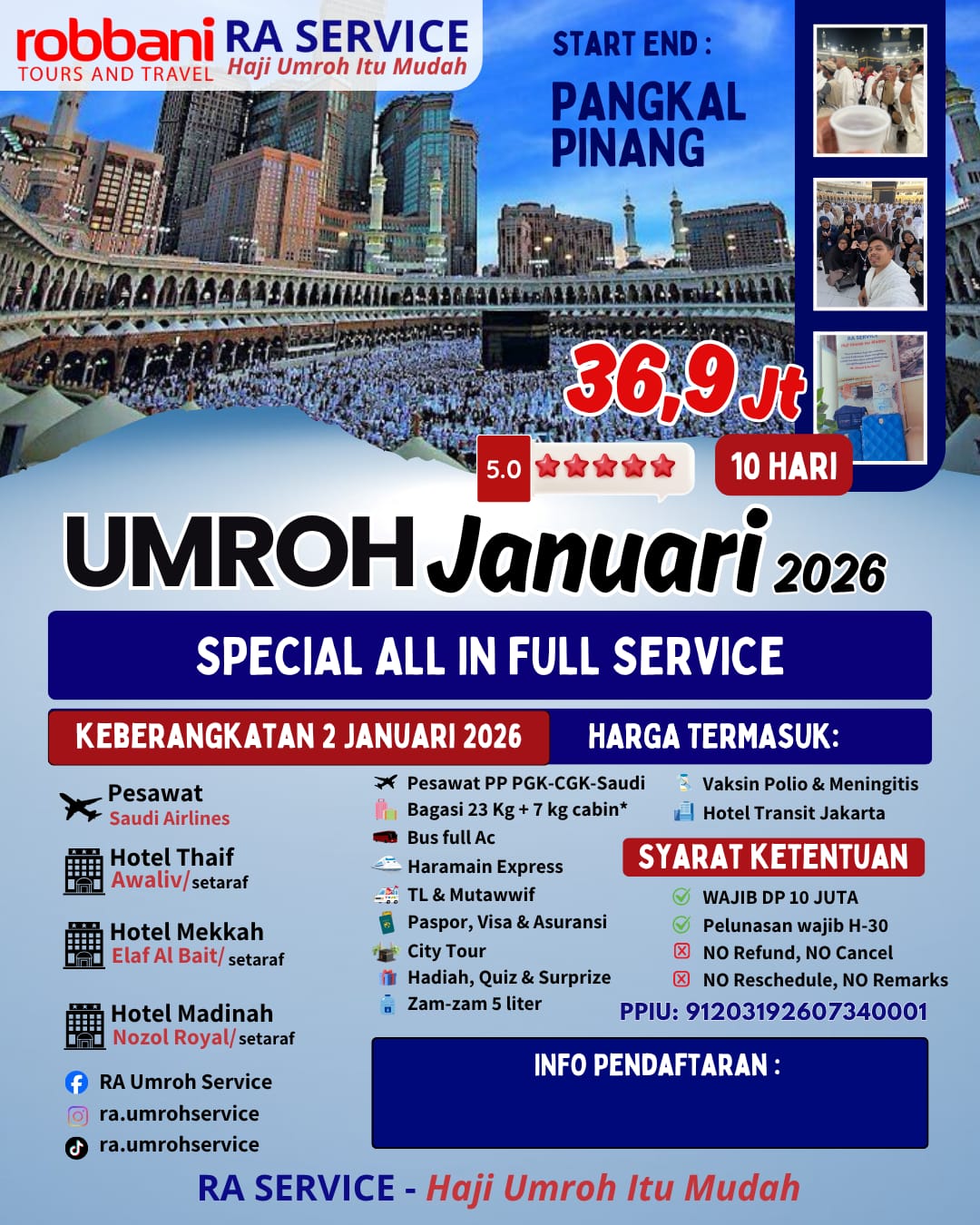 Program Umroh Januari 2026