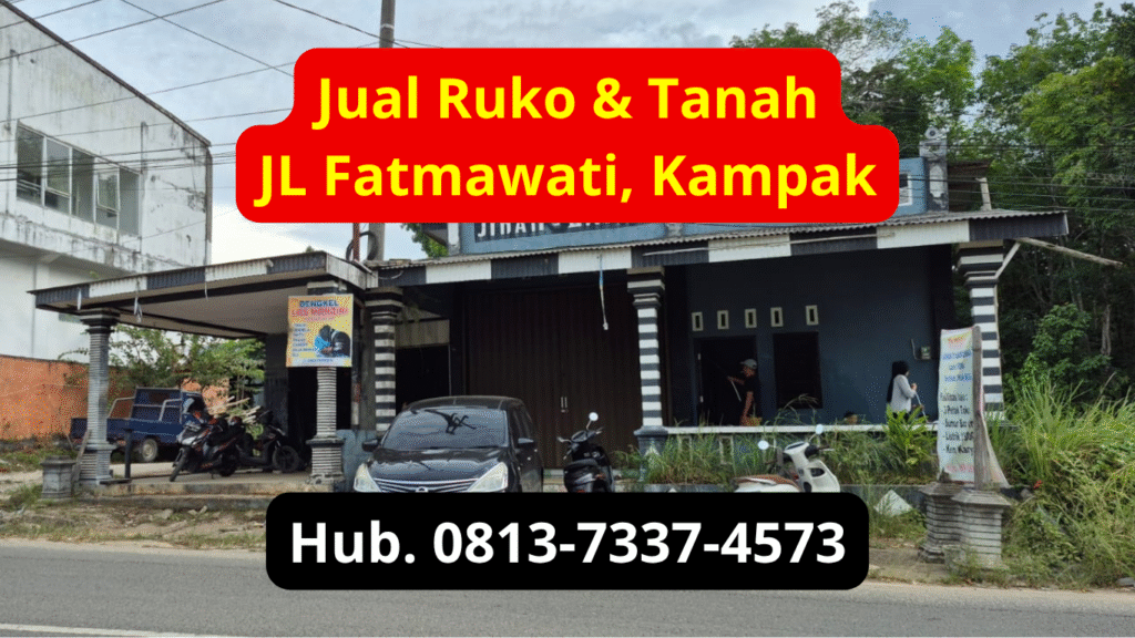 Jual Ruko dan Tanah di Kampak