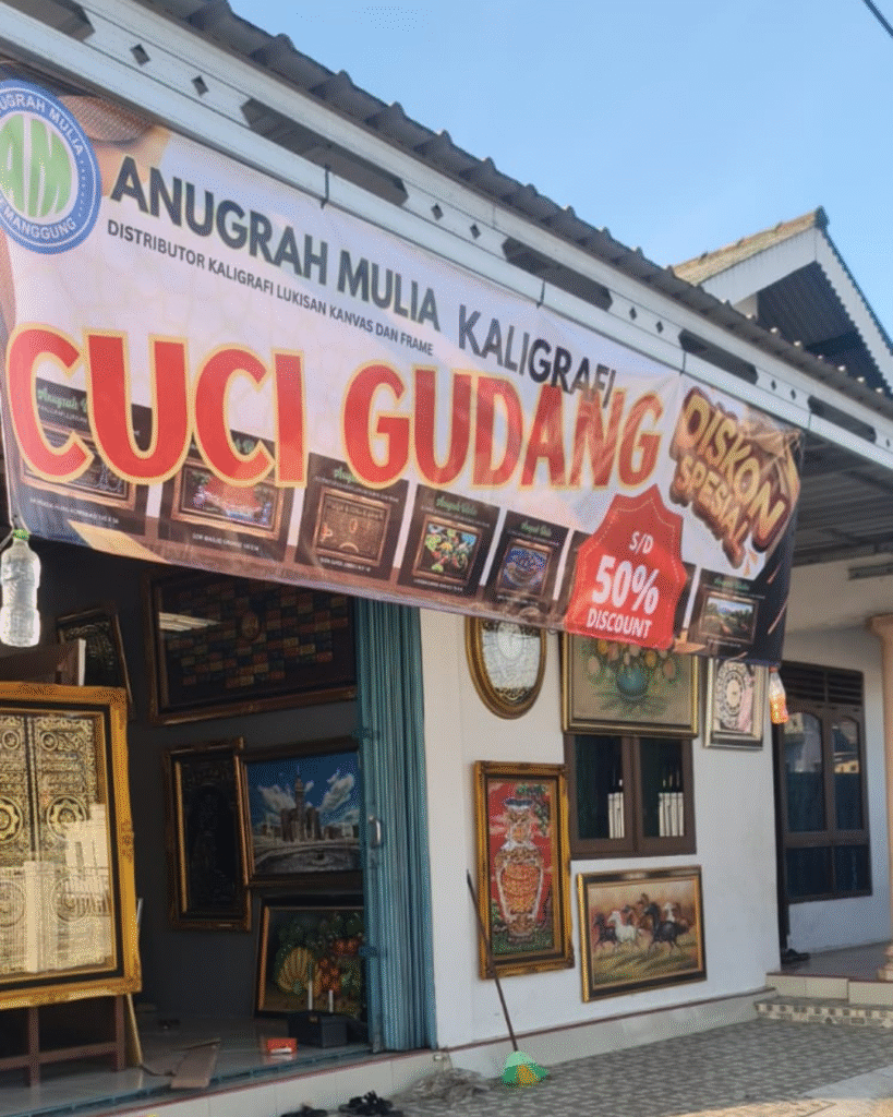 Toko Kaligrafi di Pangkalpinang