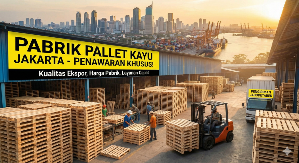 Pabrik Pallet Kayu Jakarta PT Trifama Sejahtera Jadi Solusi Pengemasan Terlengkap di JABODETABEK