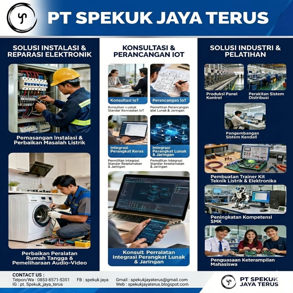 Jasa Instalasi Listrik Batam Terpercaya Solusi Lengkap dari PT Spekuk Jaya Terus