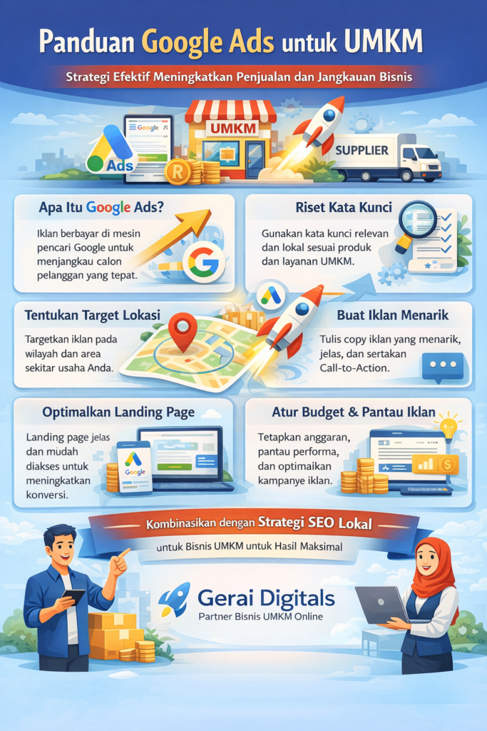 Panduan Google Ads untuk UMKM Strategi Efektif Meningkatkan Penjualan dan Jangkauan Bisnis