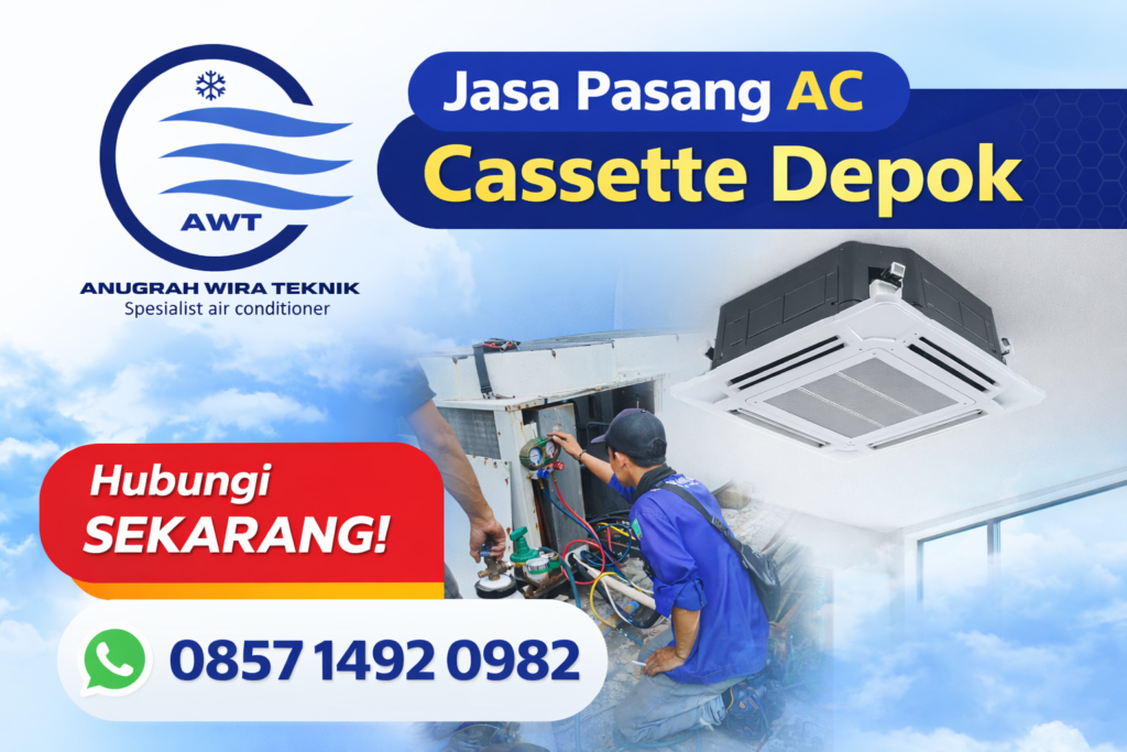 Jasa Pasang AC Cassette Depok, Solusi Pendingin Ruangan Profesional & Bergaransi