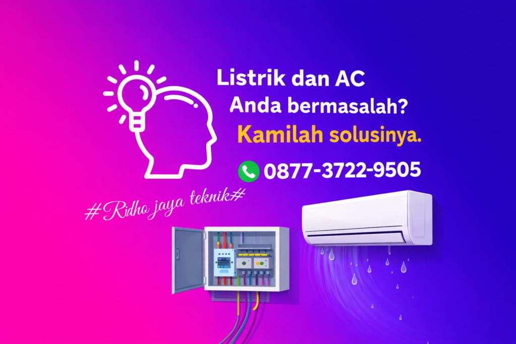 Jasa Service AC Serpong Tangerang Selatan Profesional & Bergaransi Ridho Jaya Teknik