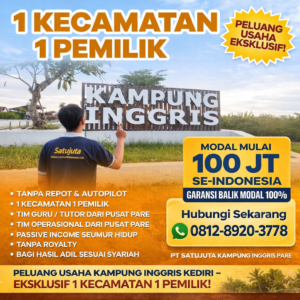 Peluang Usaha Kampung Inggris Kediri – Kesempatan Eksklusif Miliki Cabang Perwakilan di Sekitar Pare