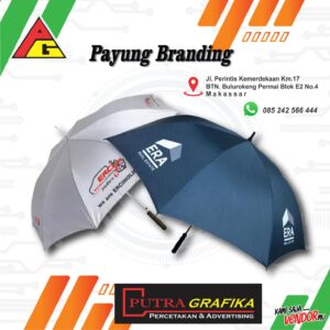 Cetak Custom Payung di Makassar Putra Grafika