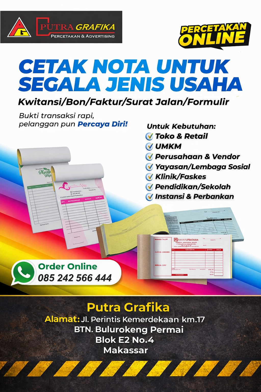 Cetak Nota di Makassar Murah dan Berkualitas