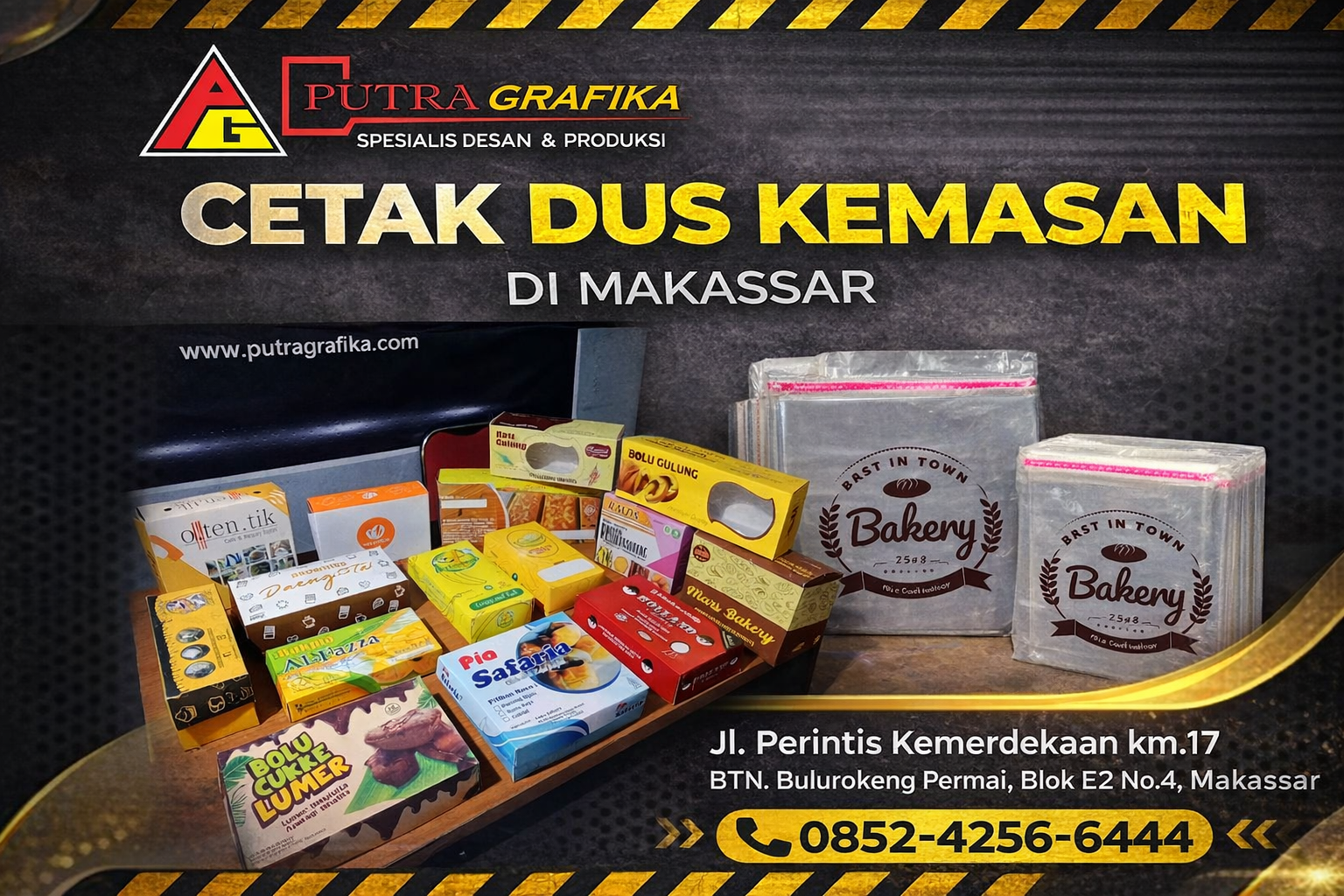 Percetakan Dus Kemasan di Makassar Putra Grafika