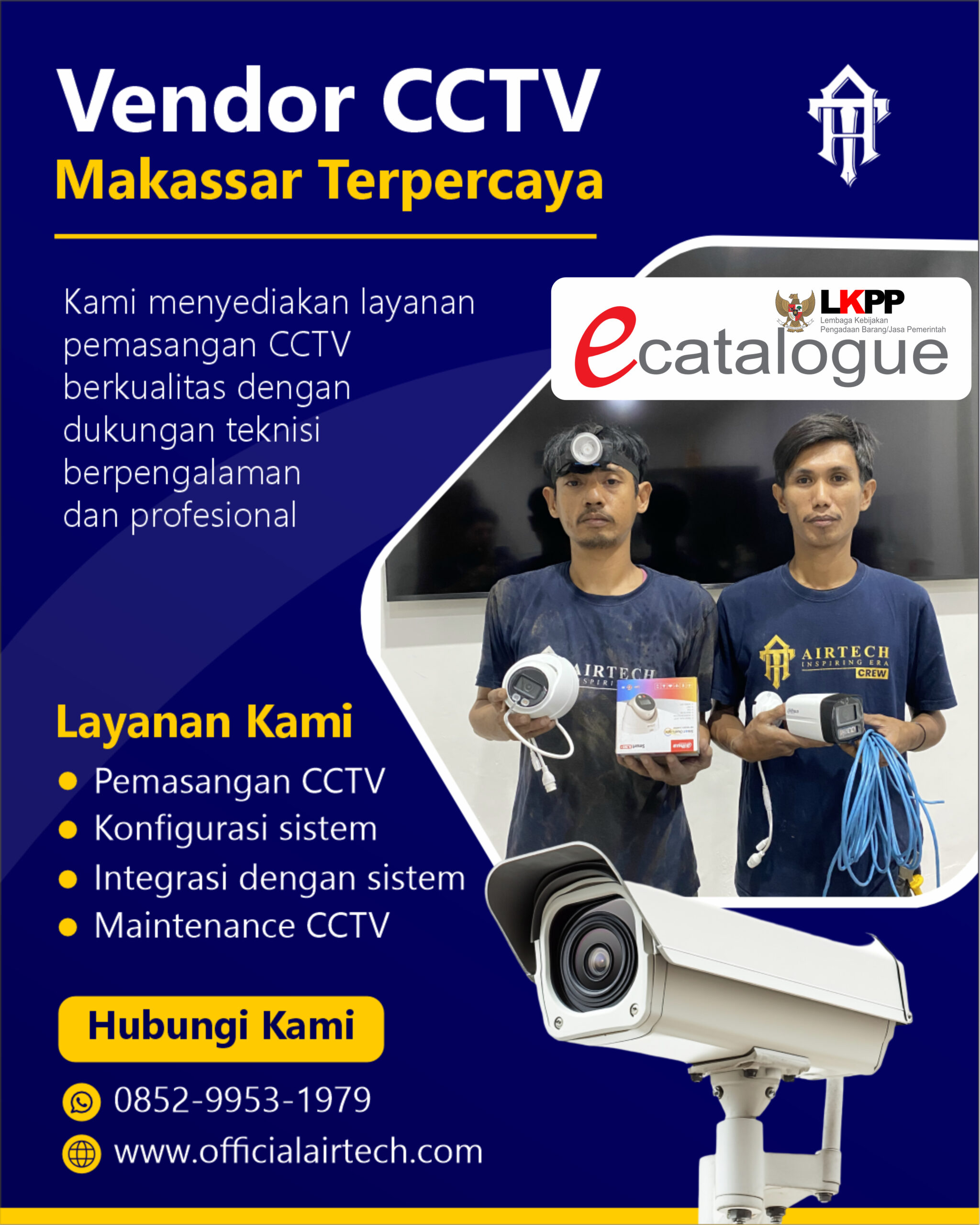 Vendor CCTV Makassar Tersedia di INAPROC Katalog Elektronik