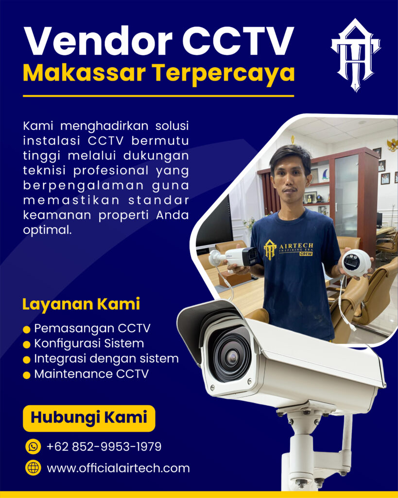Vendor CCTV Makassar Tersedia di INAPROC Katalog Elektronik