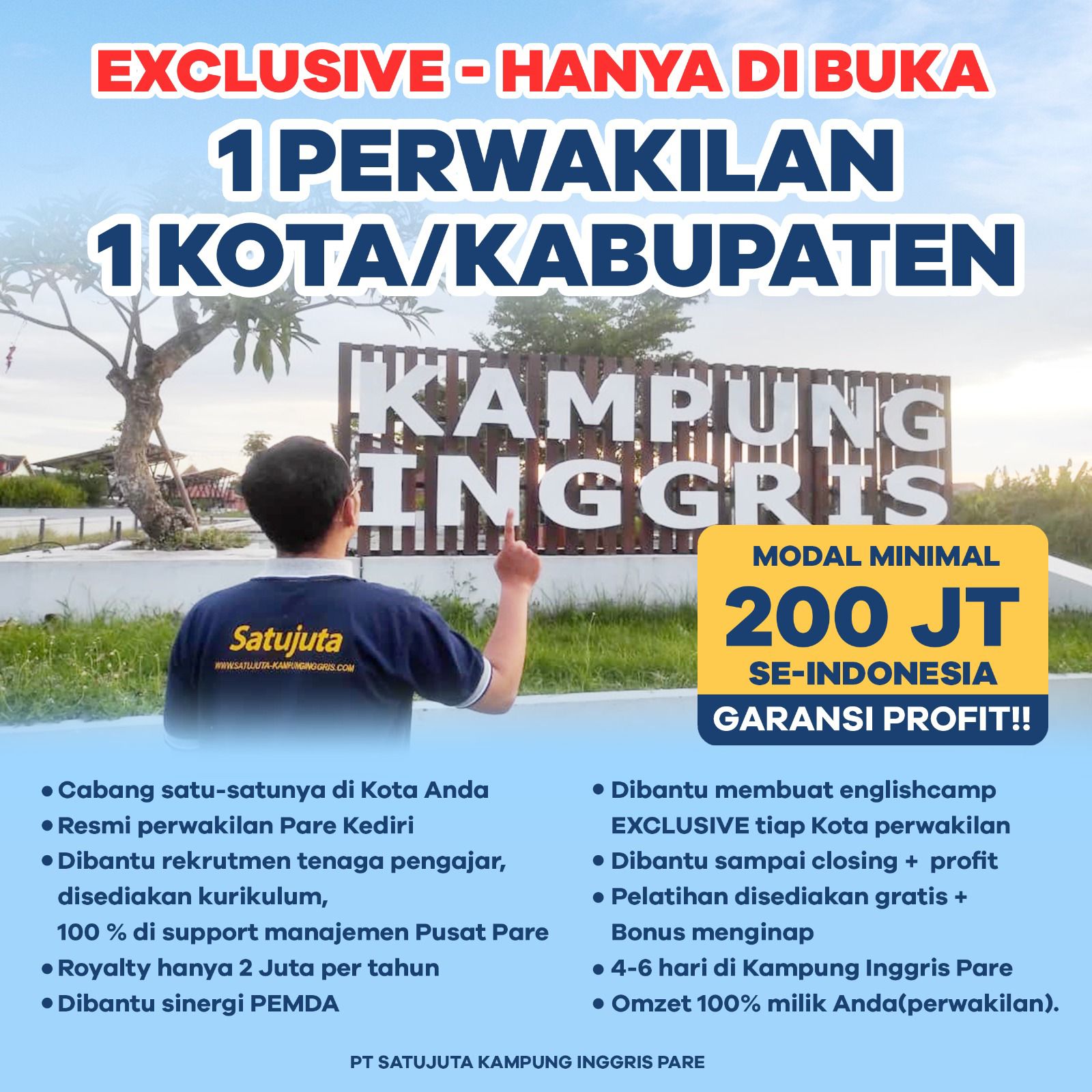 Buka Cabang Kampung Inggris Pare