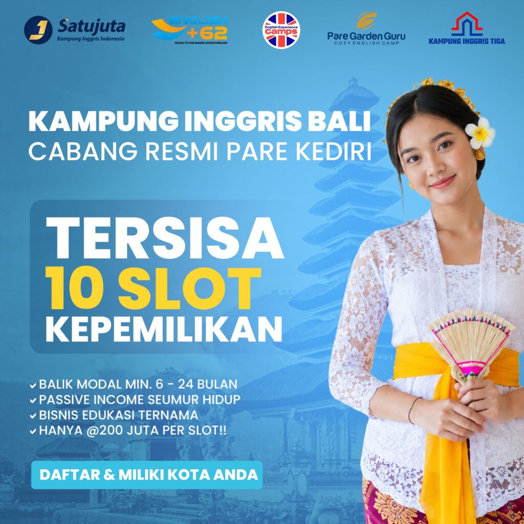 Peluang Investasi Kampung Inggris di Bali