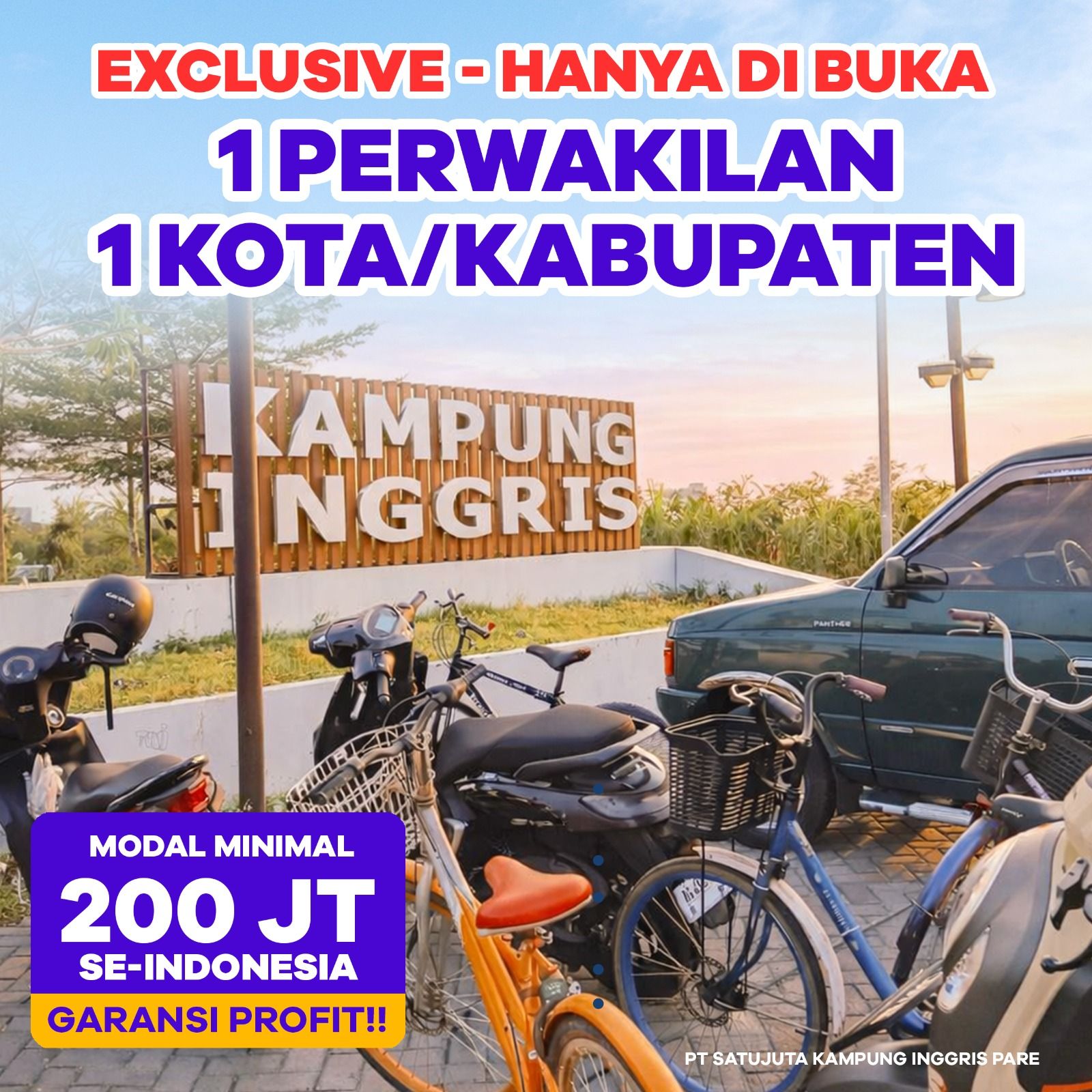 Peluang Lisensi Kampung Inggris Pare Resmi