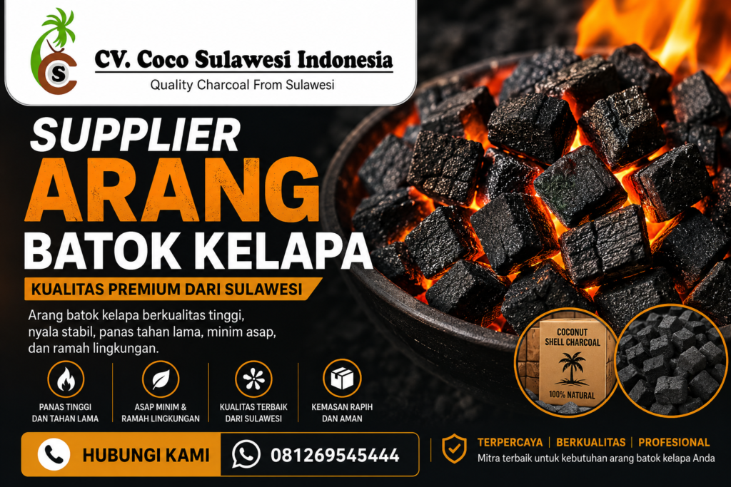 Supplier Arang Batok Kelapa Sulawesi