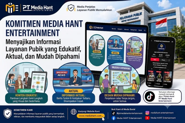 Media HANT Entertainment Menyajikan Informasi Layanan Publik