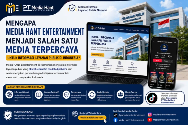 Mengapa Media HANT Entertainment Media Terpercaya untuk Informasi Layanan Publik di Indonesia