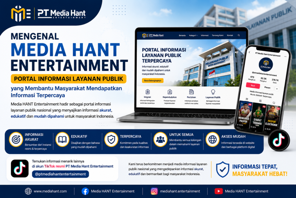 Mengenal Media HANT Entertainment, Portal Informasi Layanan Publik yang Membantu Masyarakat Mendapatkan Informasi Terpercaya