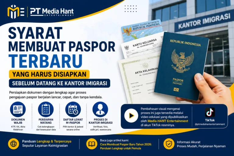 Syarat Membuat Paspor Terbaru yang Harus Disiapkan