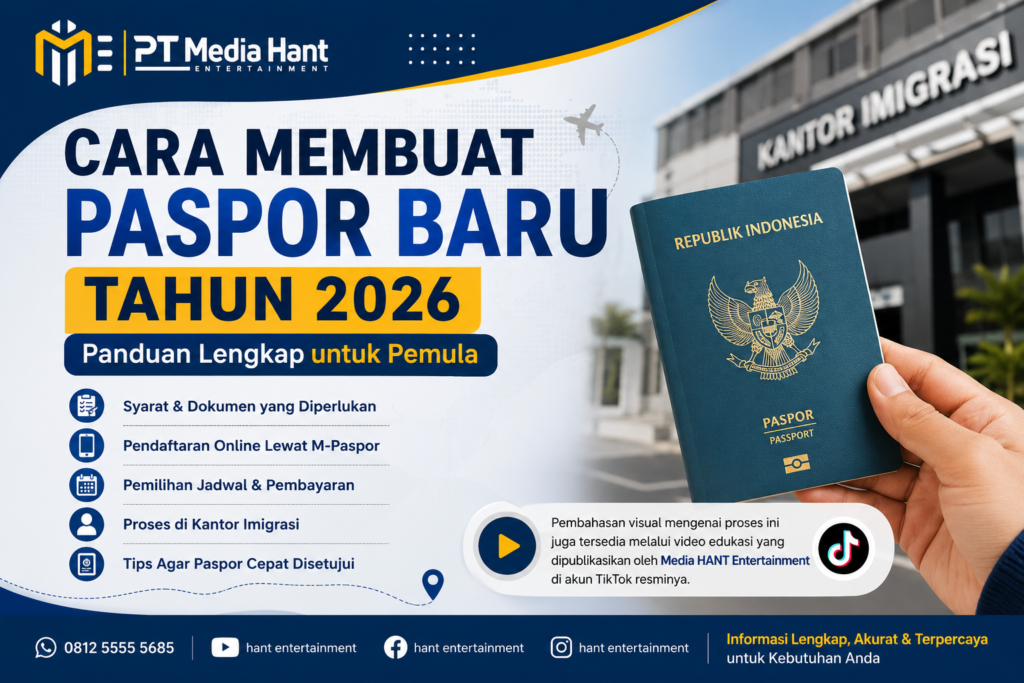 cara membuat paspor baru tahun 2026